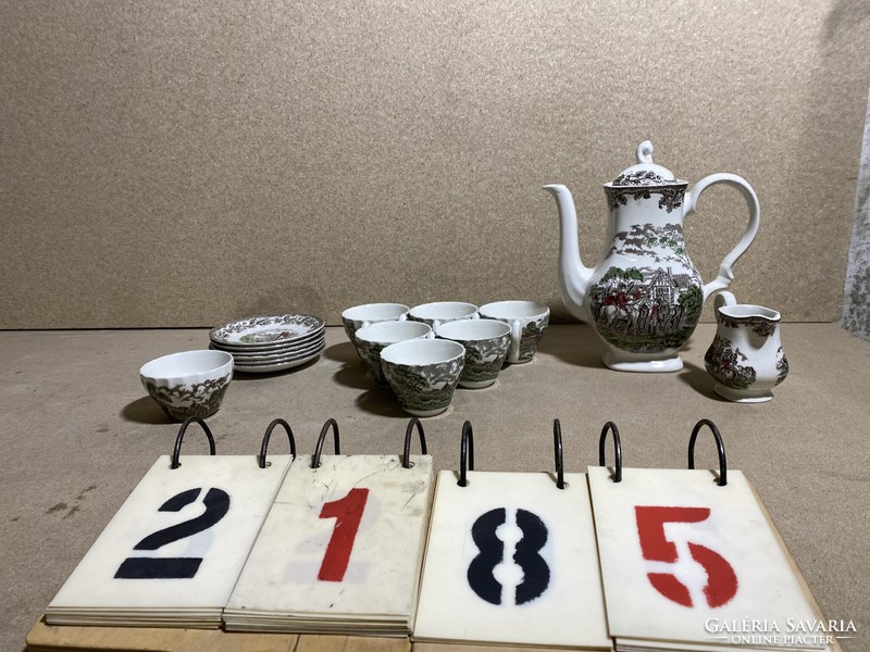 Johnson brothers England porcelain tea set for 6 people. 2185