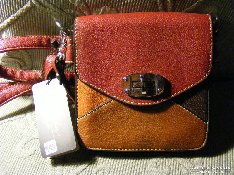 Herisson Florence imitation leather women's shoulder bag with tags, unused condition
