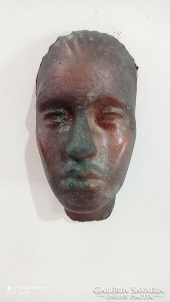 Artificial stone female head wall decoration dead? Mask, mask-like solid convex ornament