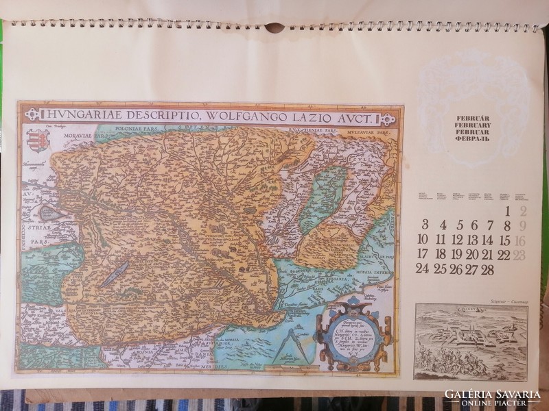 Old Hungarian maps 1528-1730. 13 Pcs. (1985)