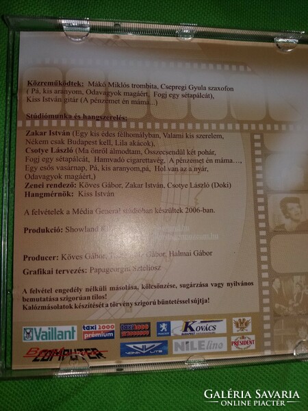 The record of old antique Hungarian film hits is a film factory museum cd factory according to the pictures