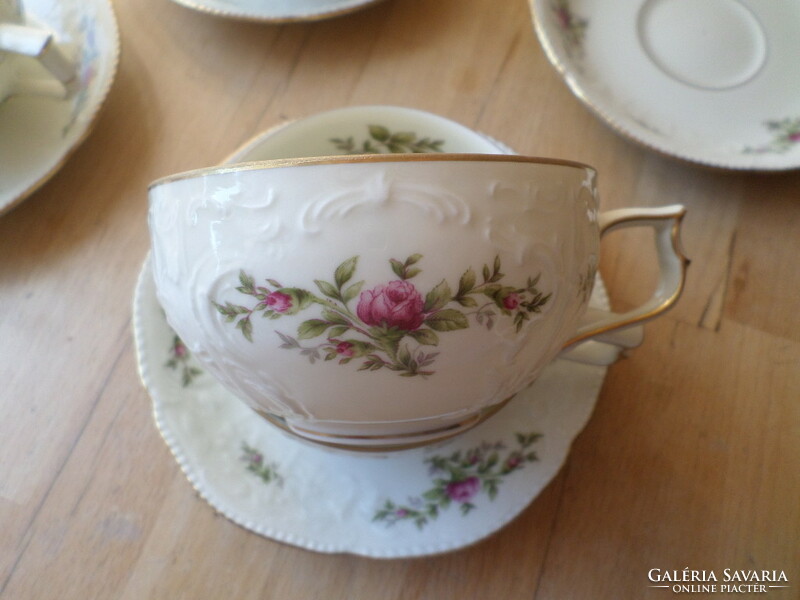 Rosenthal classic rose Sanssouci porcelain cup set - piece