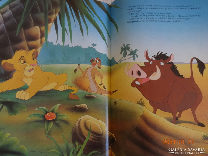 Walt Disney : Az oroszlánkirály – régi mesekönyv, Magyar Könyvklub kiadás