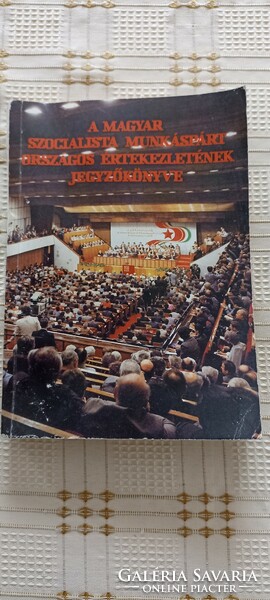 MSZMP országos értekezletének jegyzőkönyve-1988 május 20-22