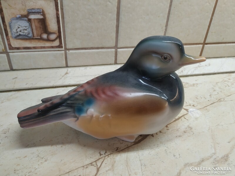 Hollóháza porcelain statue for sale! Raven House porcelain duck for sale!