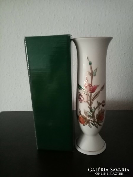 Zsolnay porcelán váza díszdobozos