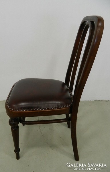 Eredeti antik bécsi Thonet bőr szék ( J&J Kohn )