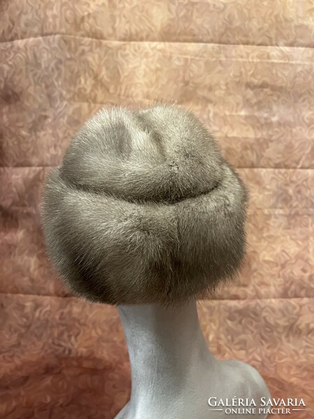 Bocskai-style mink hat, size 58-60 (real fur)
