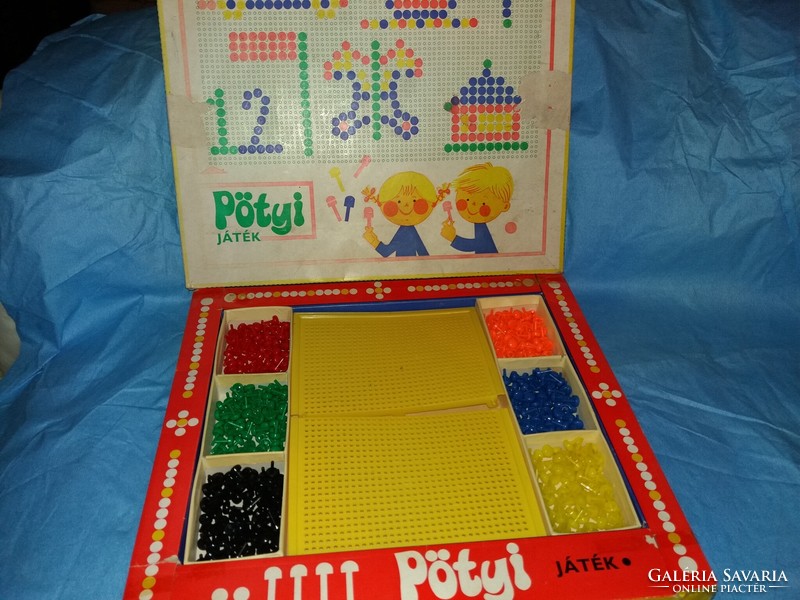 Old 1970s Pöty creative picture puzzle game, our old favorite according to the pictures