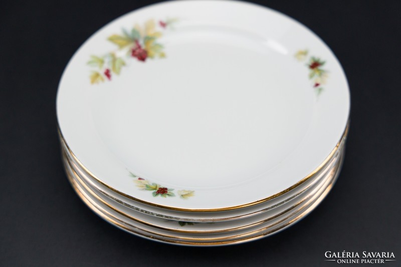 Zsolnay porcelán tányérok, 14 darabos, jelzett, régi