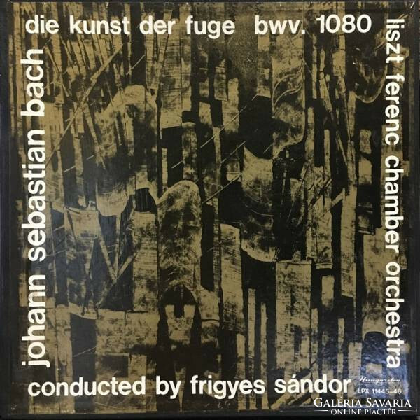 Bach / Liszt Ferenc Chamber Orch. Frigyes Sándor - Die Kunst Der Fuge Bwv. 1080 (2xLP, Album)