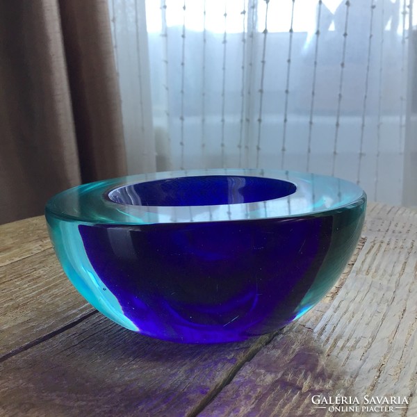 Old Murano glass decorative bowl