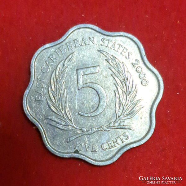 Eastern Caribbean States 5 cents, 20004 (268)