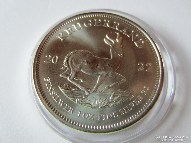 Krugerrand 2022 1 uncia ezüst érme 0.999ag 31.1 gr