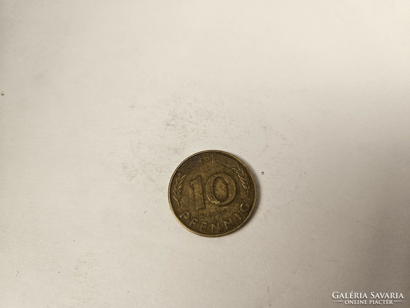 1990 to 10 pfennig d