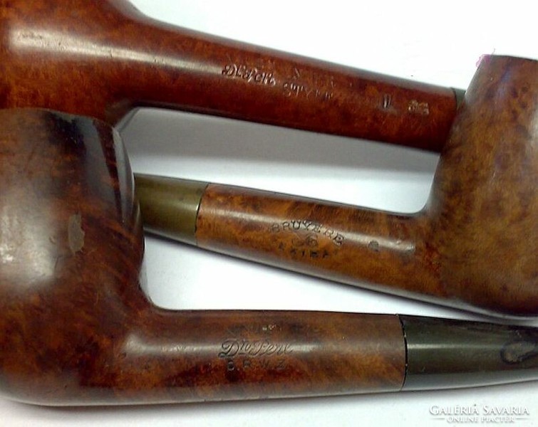 Vauen dr perl straight stem billiard style pipe trio, from Germany