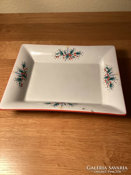Alföldi hand-painted porcelain bowl 20x16 cm.