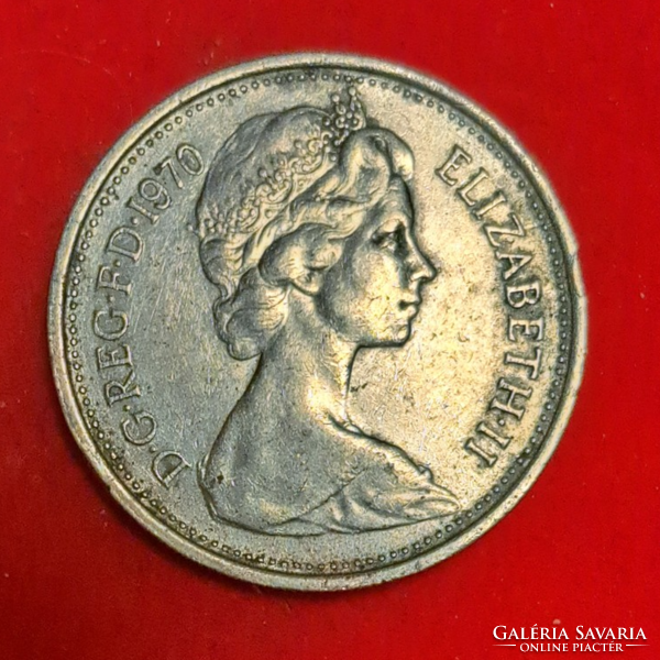 1970. England 5 pence (255)