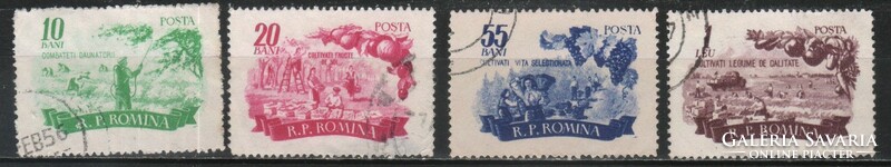 Románia 1406 Mi 1539-1542      2,60 Euró