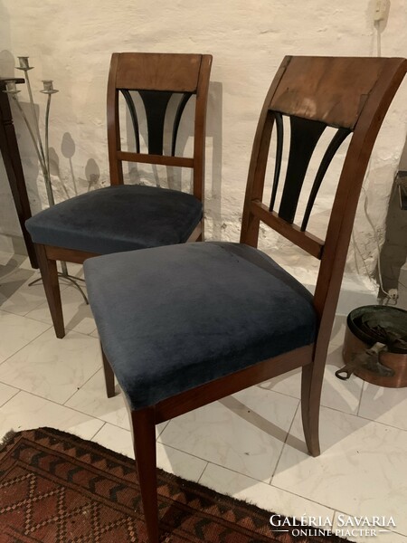 2 old Biedermeier chairs