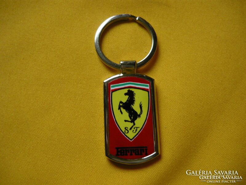 Ferrari metal keychain