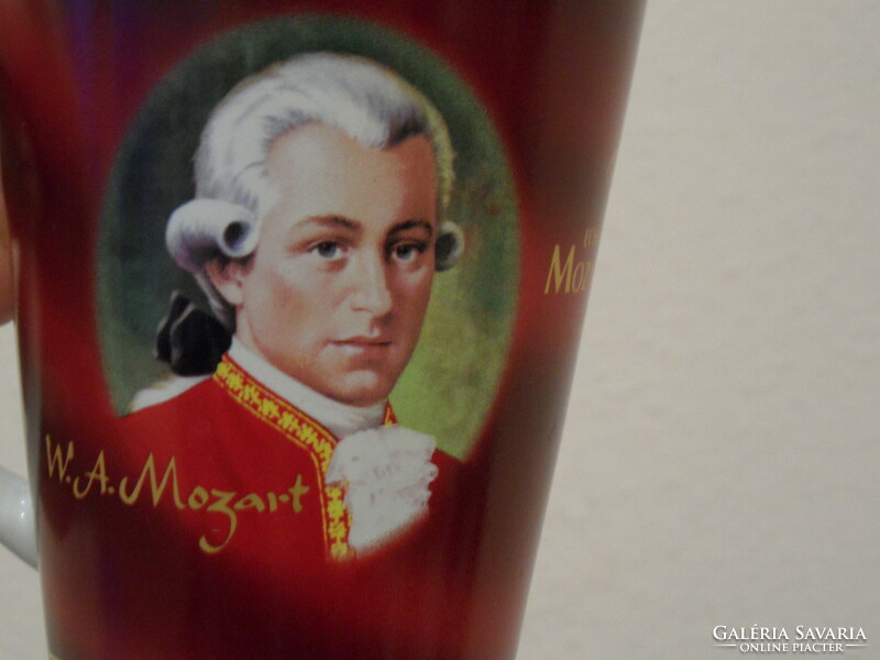 Mozart porcelán csésze, bögre