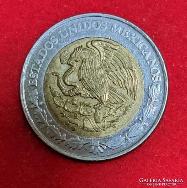 1992.  Mexikó 5 Peso bimetál (698)