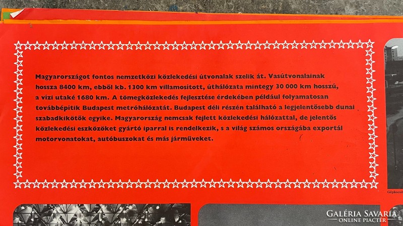 Retro, loft, industrial design nagyméretű Szocialista propaganda plakát