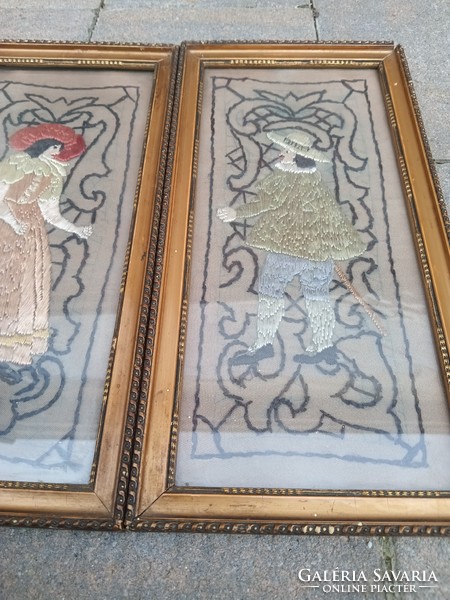 2 art deco vintage pictures. Negotiable.