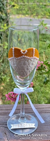 Champagne glass for a wedding