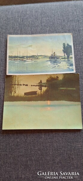 Régi Balatoni képeslapok