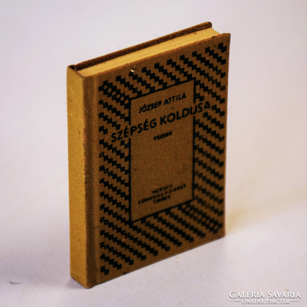 Attila József: beggar of beauty - miniature book
