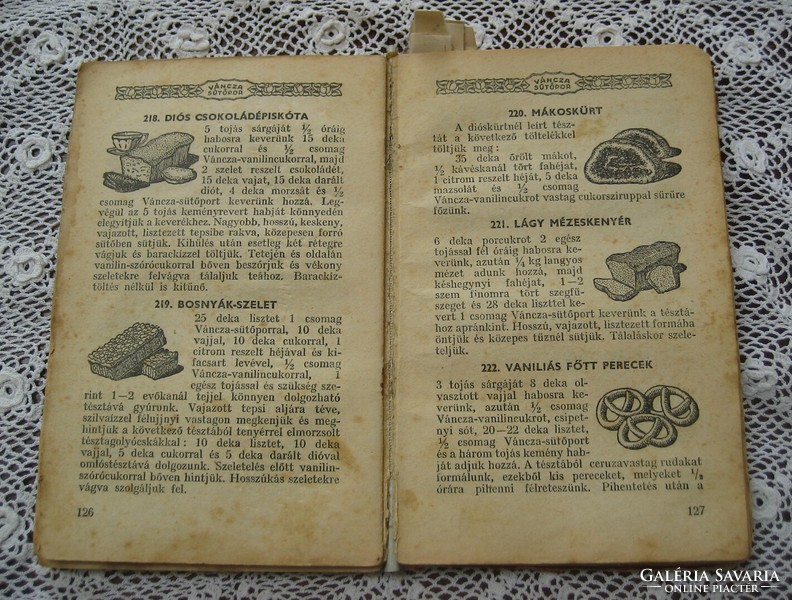 1936-os Váncza: A mi süteményes könyvünk
