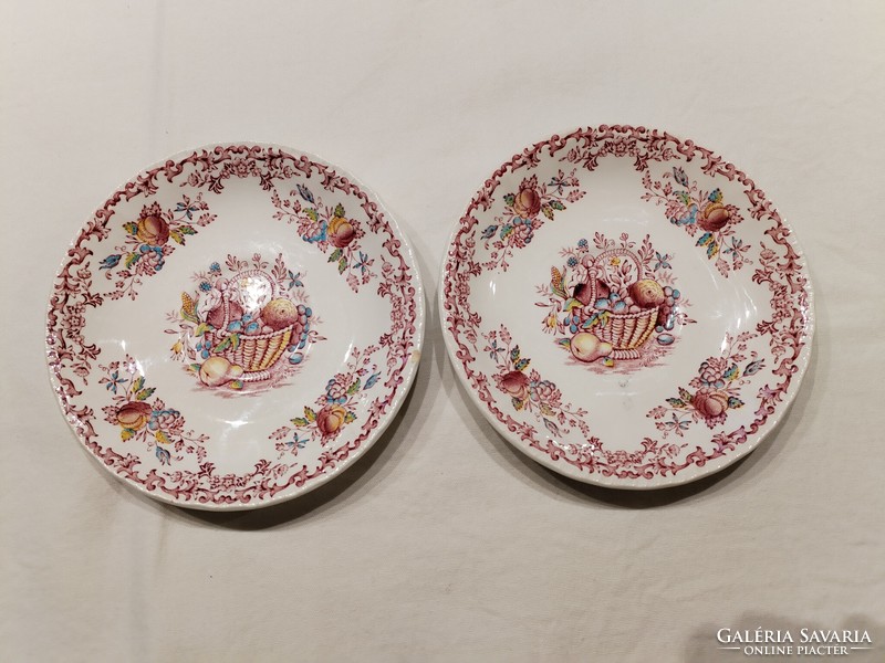 Royal tudor - English ceramic plates / 2 pcs.