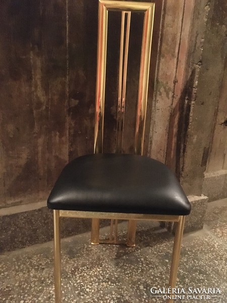 High back designer chair with real gold!!!! 109 cm!!!!