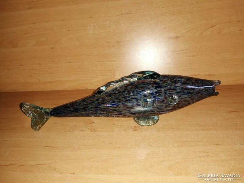 Retro glass fish - 31 cm long (23/d)
