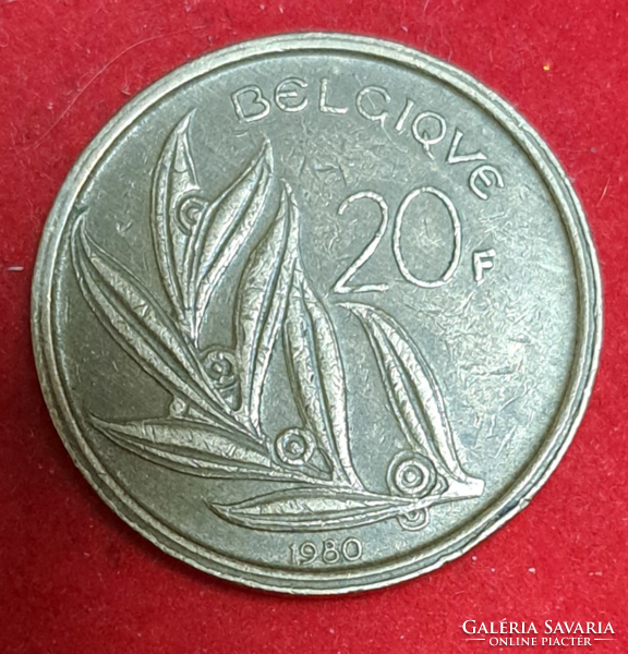 1980. Belgium 20 francs (677)