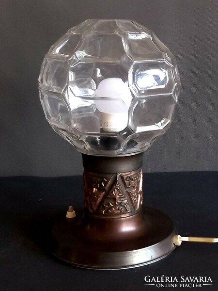 Sabransky artist bronze table lamp negotiable art deco design