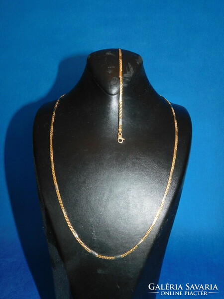 Gold 14k necklace + bracelet 22.4 Gr