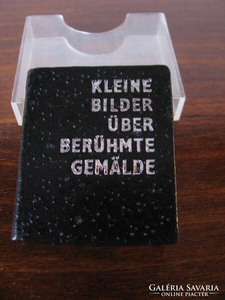 Miniature book - in German