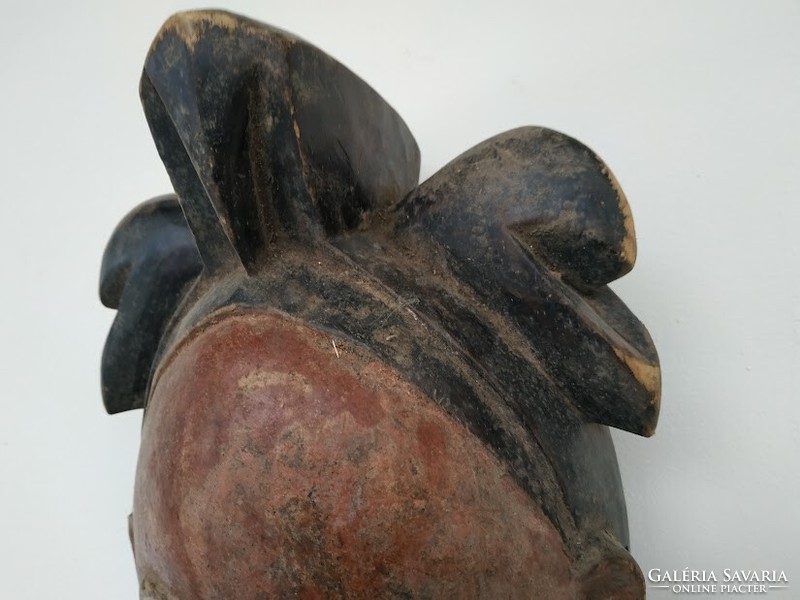 Antik afrikai maszk Vuvi népcsoport Kongó Africká maska dob 14 8233