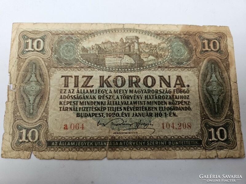 1920-as 10 Korona