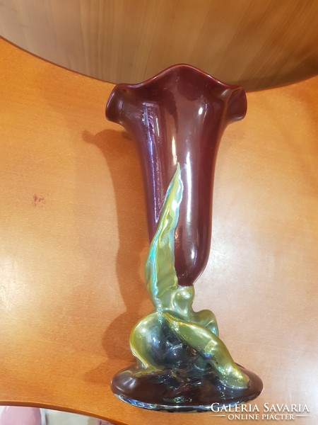 Zsolnay eozin tulip vase