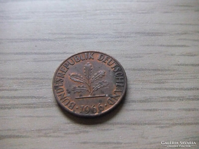 1   Pfennig   1966   (  D  )  Németország