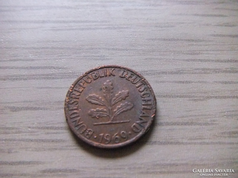 1 Pfennig 1969 ( g ) Germany