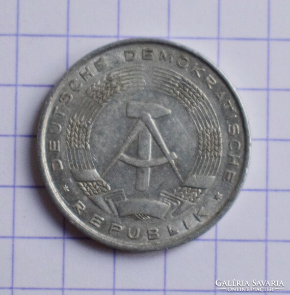 German Democratic Republic 10 pfennig, 1968, money, coin