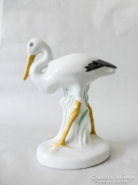 Rare porcelain stork