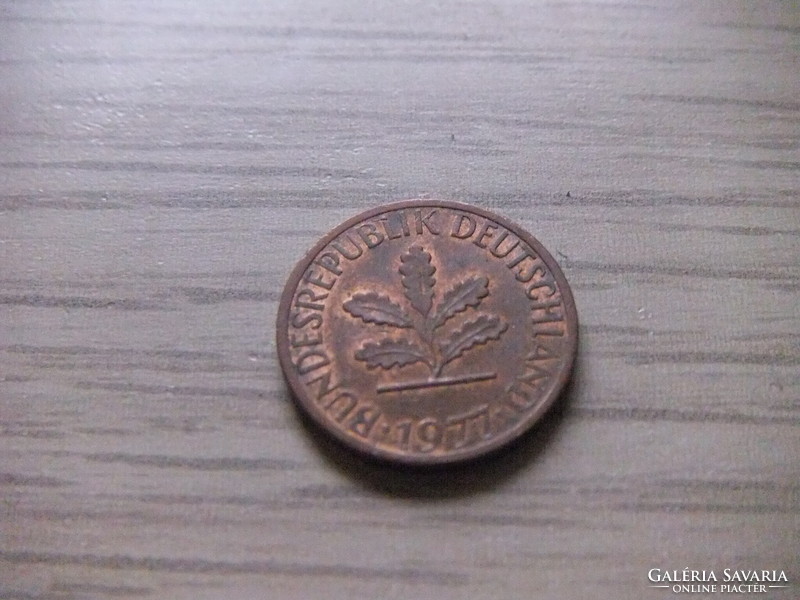 1   Pfennig   1977   (  J  )  Németország