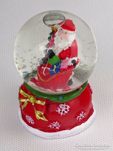 1Q271 Christmas snow globe glass sphere 7 cm