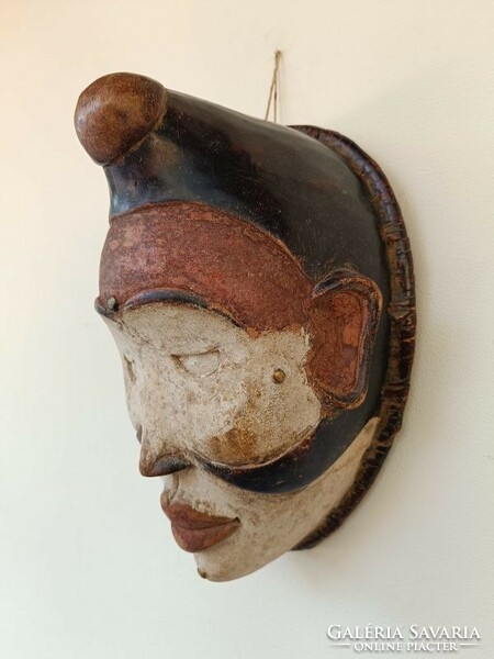 Antique African mask Bakongo ethnic group Congo 446 wall 23 7808